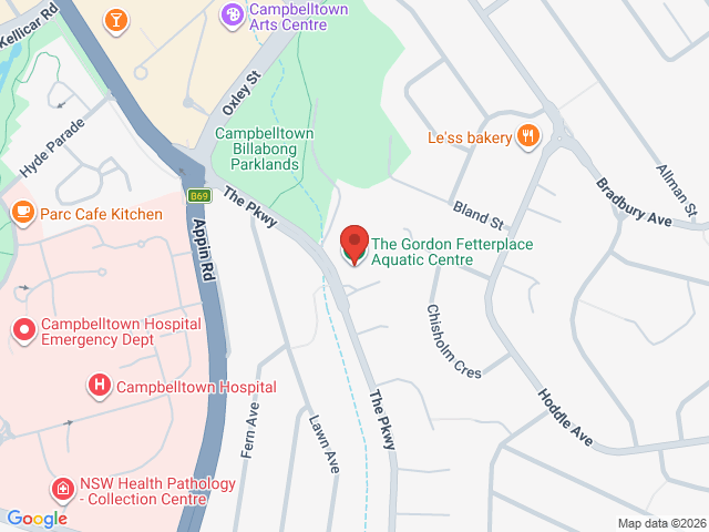 Map showing event location