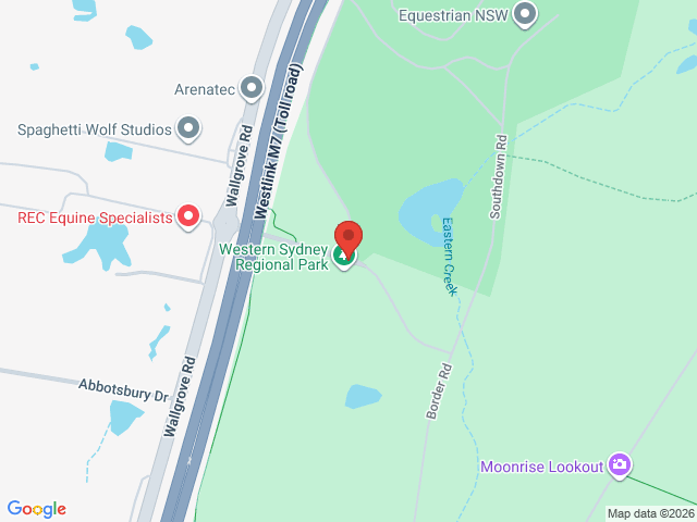 Map showing event location